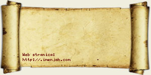 Isidor Trumić vizit kartica